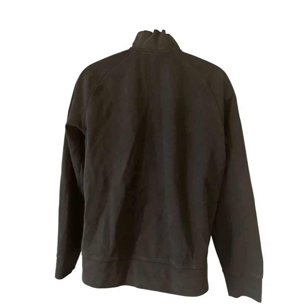 American Eagle Men’s Black Zip-Up Jacket Size Medium